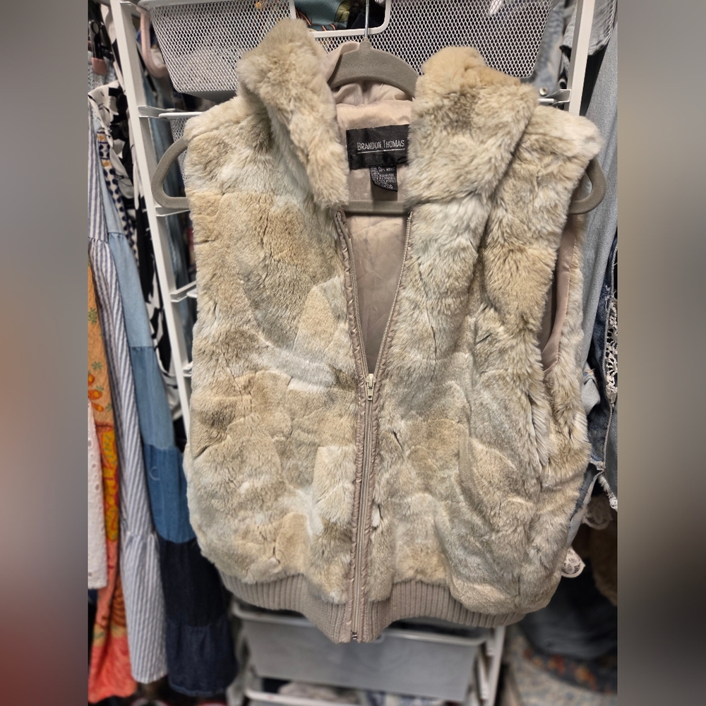 Brandon Thomas Faux Fur Vest